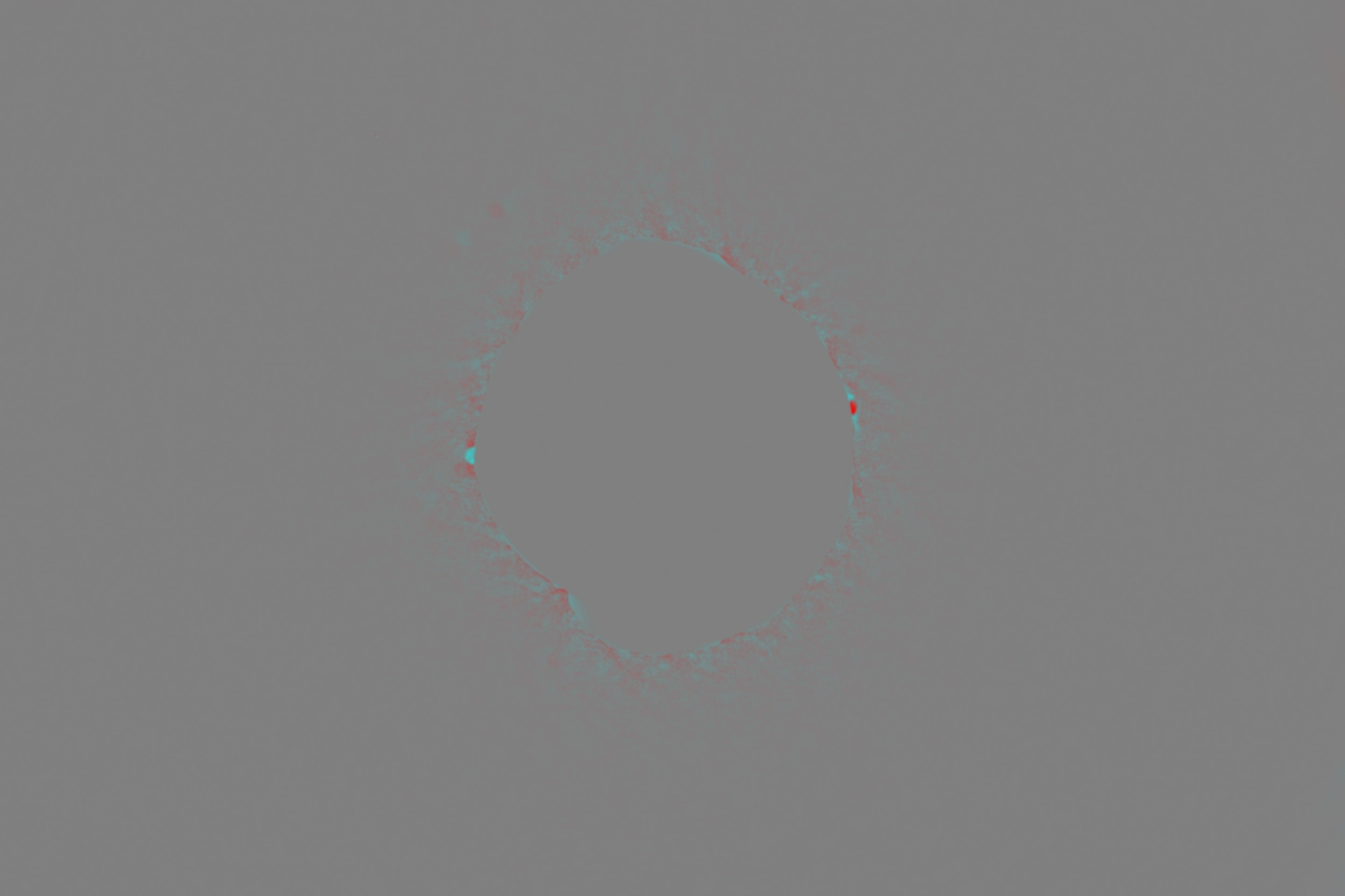 Difference between the two anchors after alignment